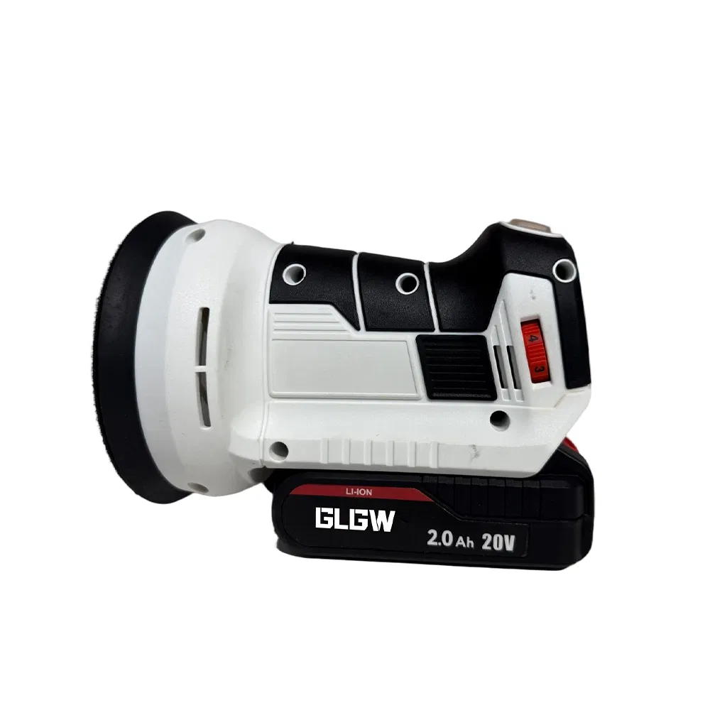 Glgw Cordless Finishing Sander Machine OEM Removable Battery 125mm Orbital Sander for DIY