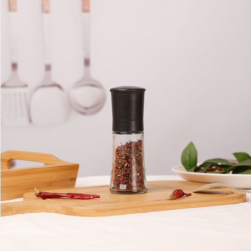 85ml Salt and Pepper Grinders Glass Spice Grinders Jars Seasoning Mill Packaging