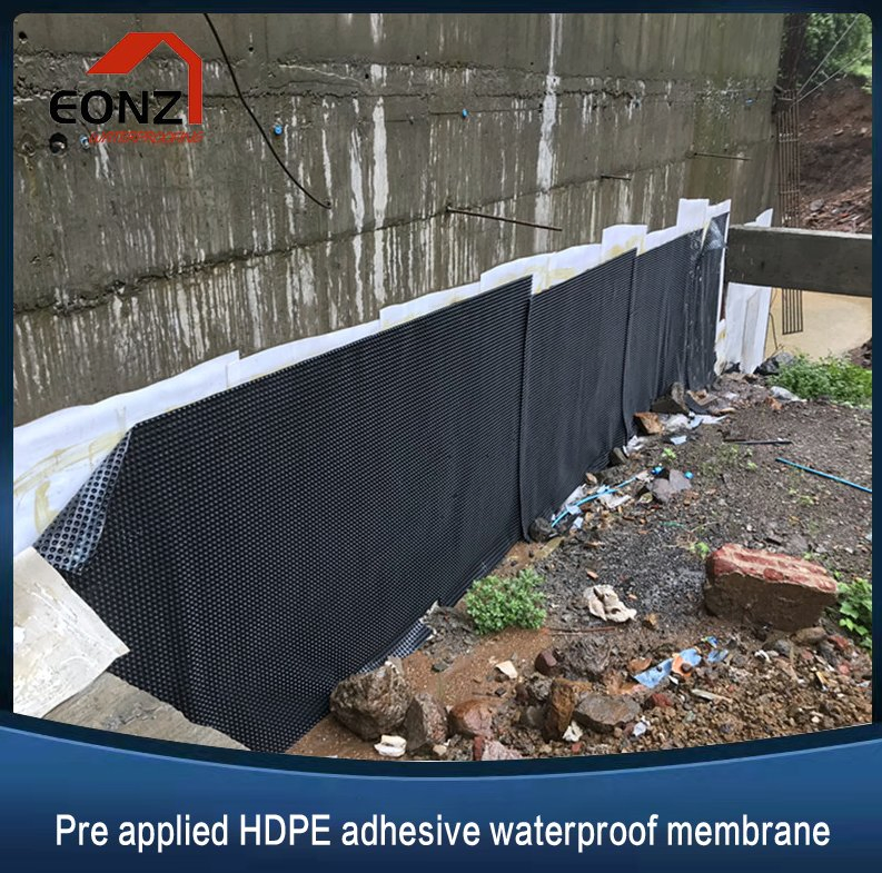 Post-Applied Slef-Adhesive HDPE Waterproof Membrane (for Basement)