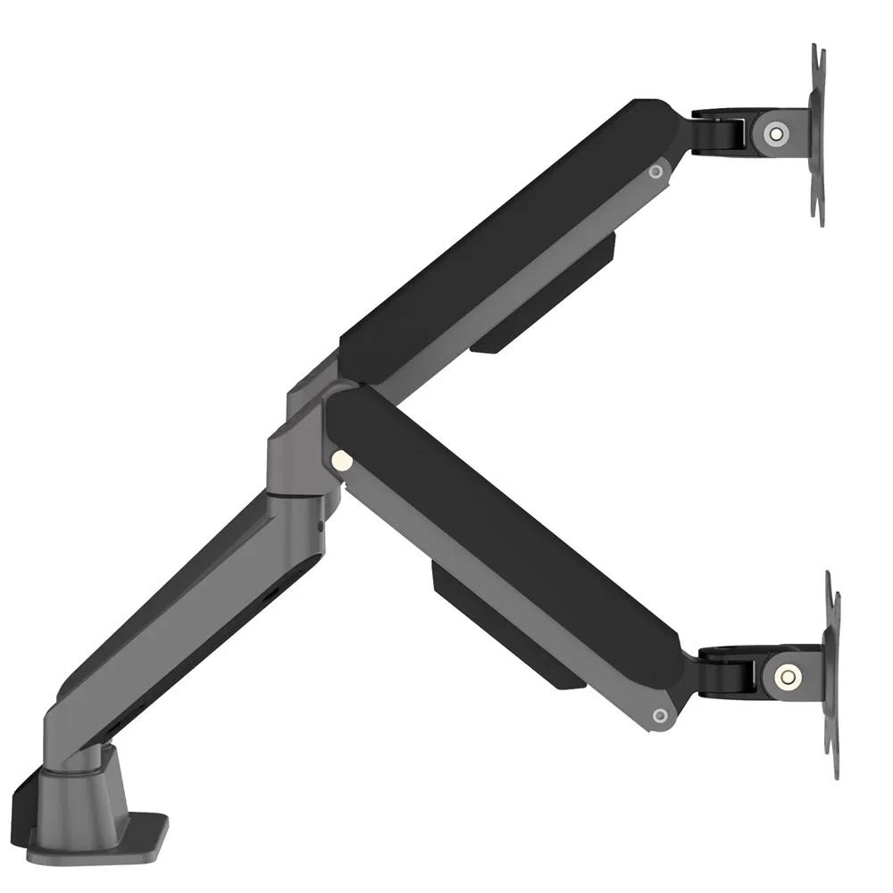 Кронштейн для монитора настольный двухрычажный газовый