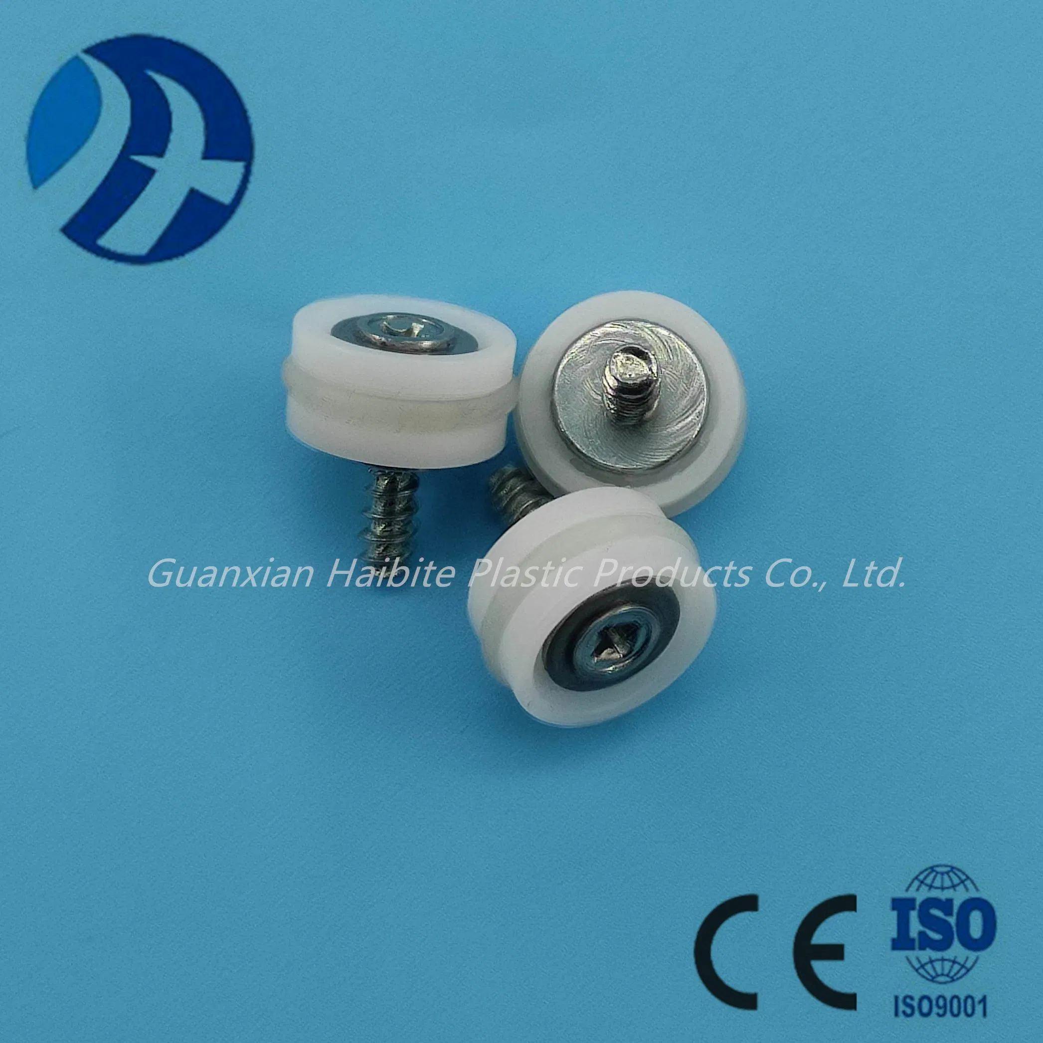 China Factory Plastic Nylon Pulley Size 10.8*15*7.5mm Plastic with Screw Roller