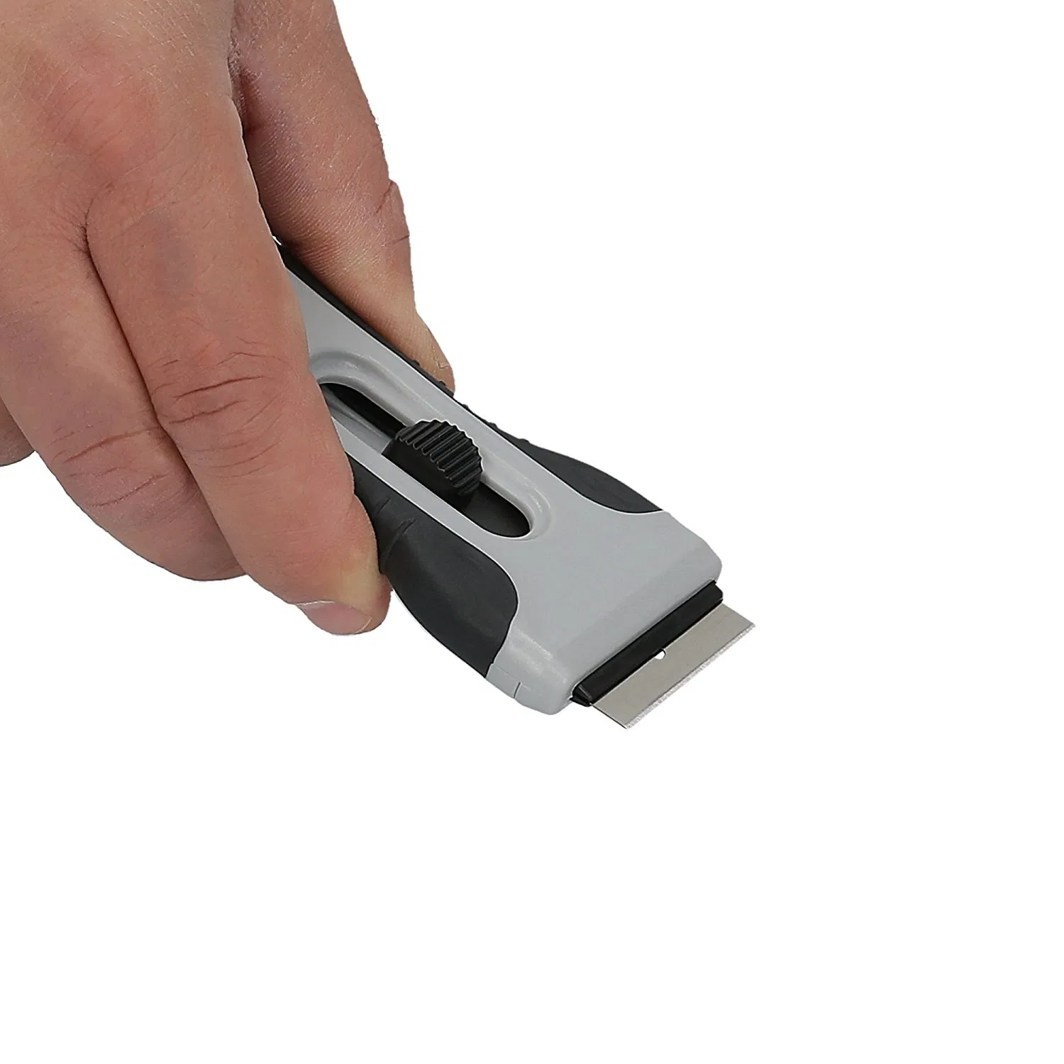 Hautine Cleaning Scraper Plastic Razor Scraper with Double-Edged 43X22mm Metal Blades