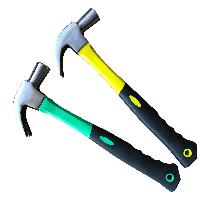 High Quality Claw Hammer Forged with Nail Holder Air Cushion Handle