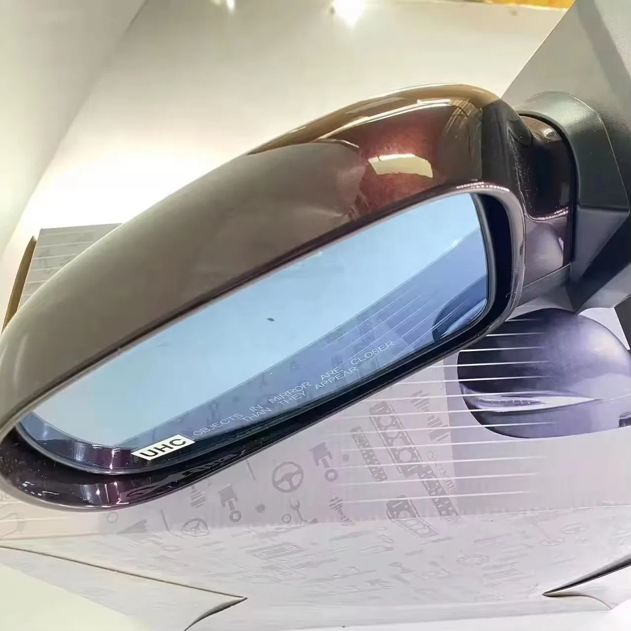 Заднее зеркало SsangYong Actyon, Kyron, Rexton, Korando C, Rodius, Tivoli, Musso