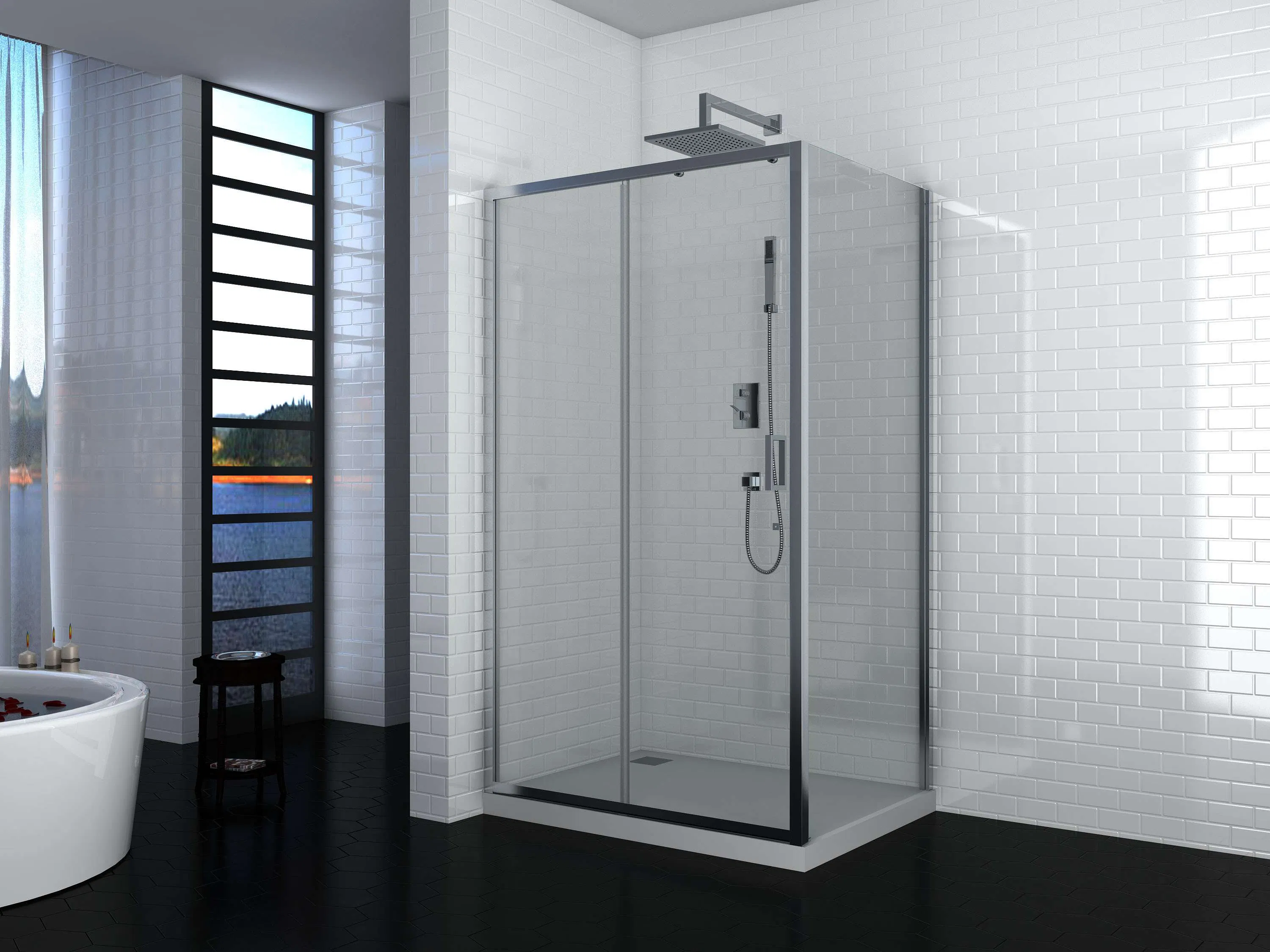 High Level Shower Room Shower Enclosure High Quality