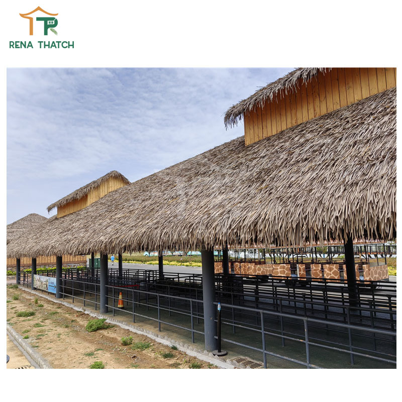 Hotsale Waterproof Palapa Artificial Thatch Pergola Restaurant Synthetic Thatch Roof Material