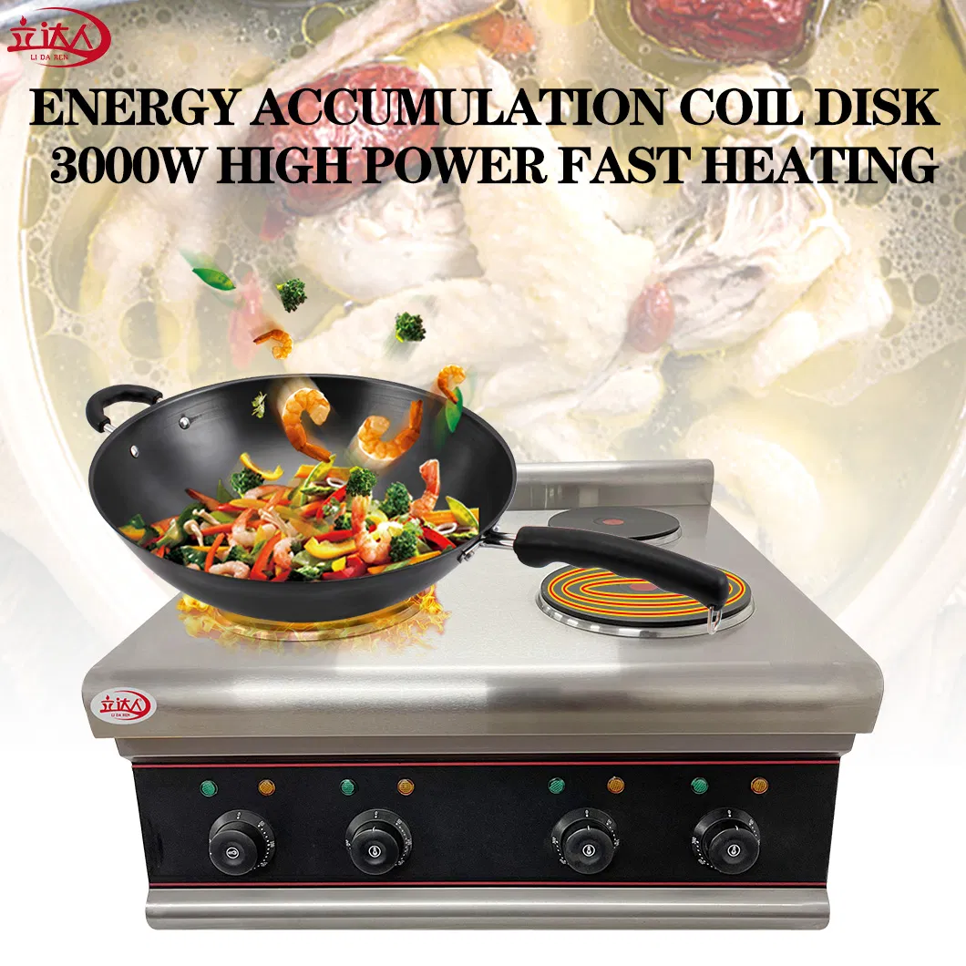 Ld-4zs China Factory - 4 Burner Tabletop Induction Cooktop (Commercial/Home)