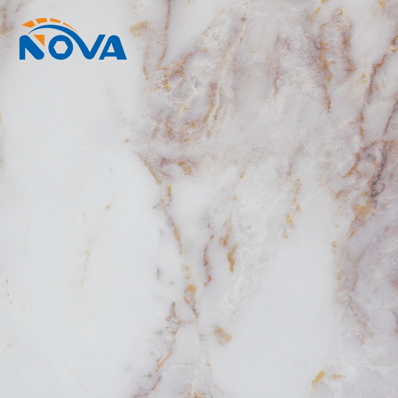 Wallpaper for Living Room Wall White Marble Design Water-Proof Wallpaper Adhesive