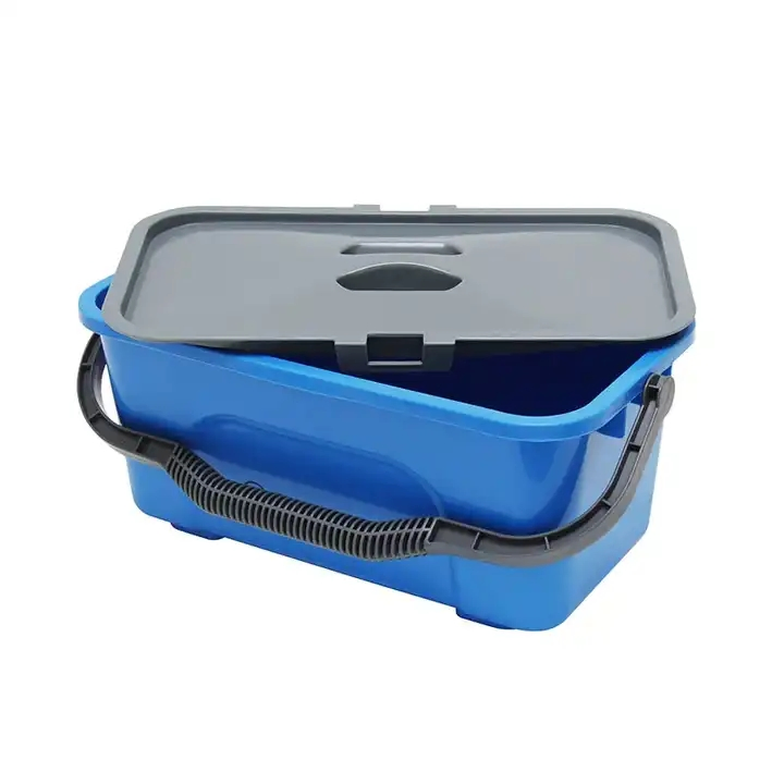 11L Window Squeegee Washer Cleaning Bucket Flat Mop Pail for Cleaning Use