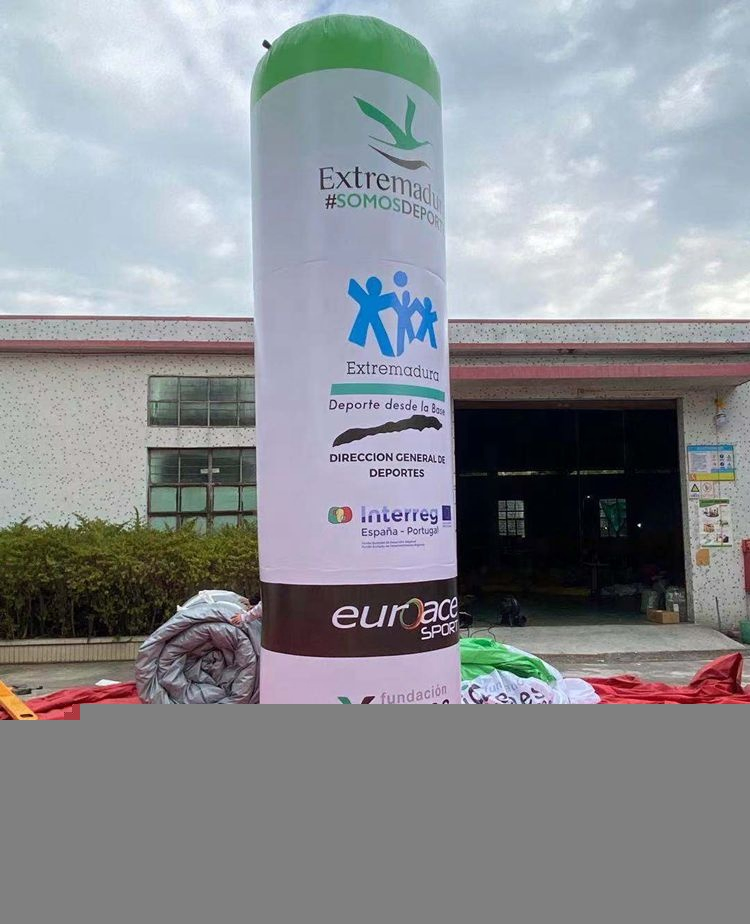 Boyi 2 M 3 M Inflatable Air Tube LED Pillar Inflatable Cones for Event Air Column