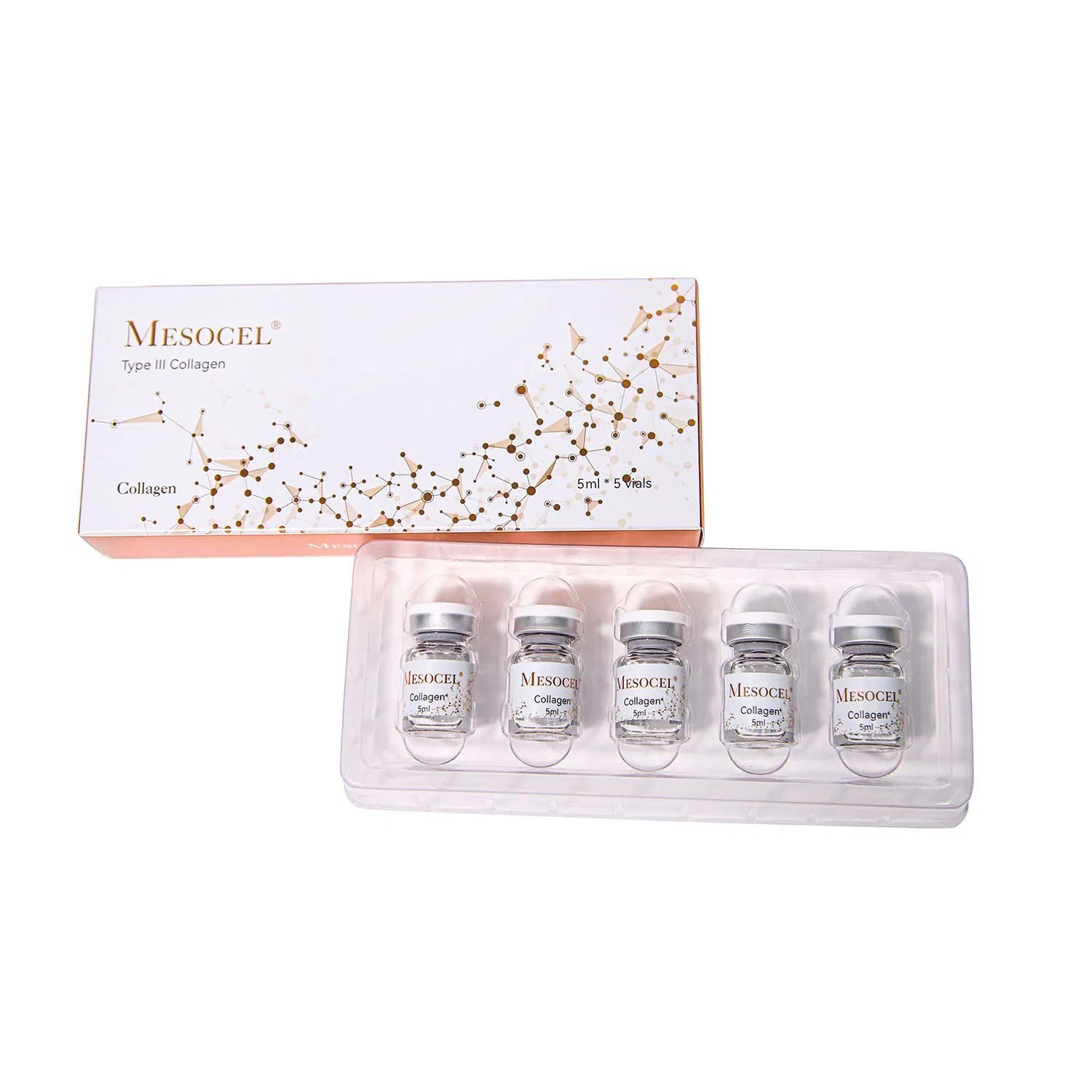 Mesocel Skin Rejuvenation Solution Brightening Tightening Quick-Absorbing Collagen Ampoule