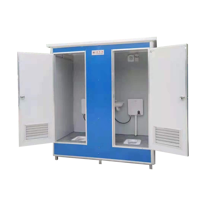 Double Cheap Portable Toilet Prefab EPS Sandwich Panel Economic Mobile Bathroom