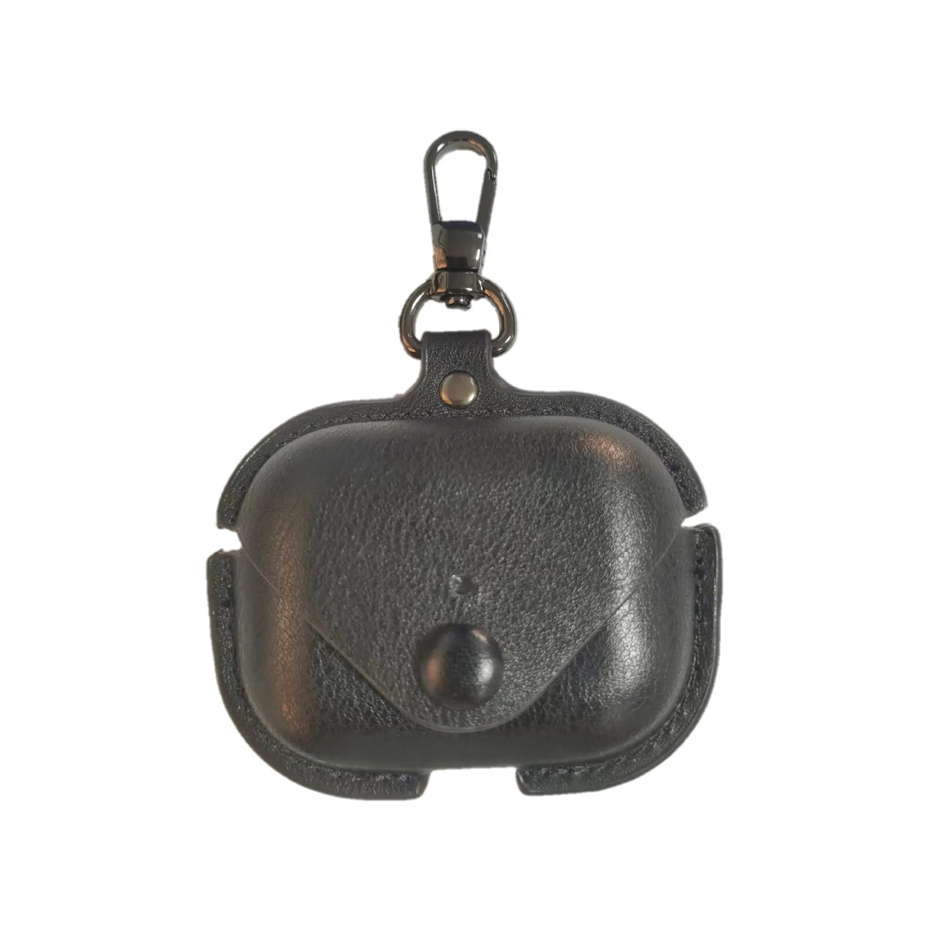 Business Style Leather Portable Colorful with Keychain Earphone Protective Cover