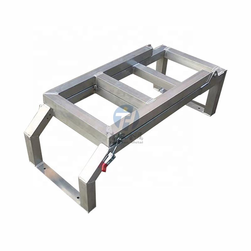 Custom Aluminum Tube 2.0mm Folding Ladder Rack