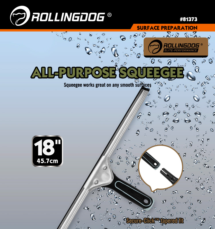 Rolingdog-Elite 81373 All-Purpose Squeegee Works Great on Any Smooth Surfaces EU Style