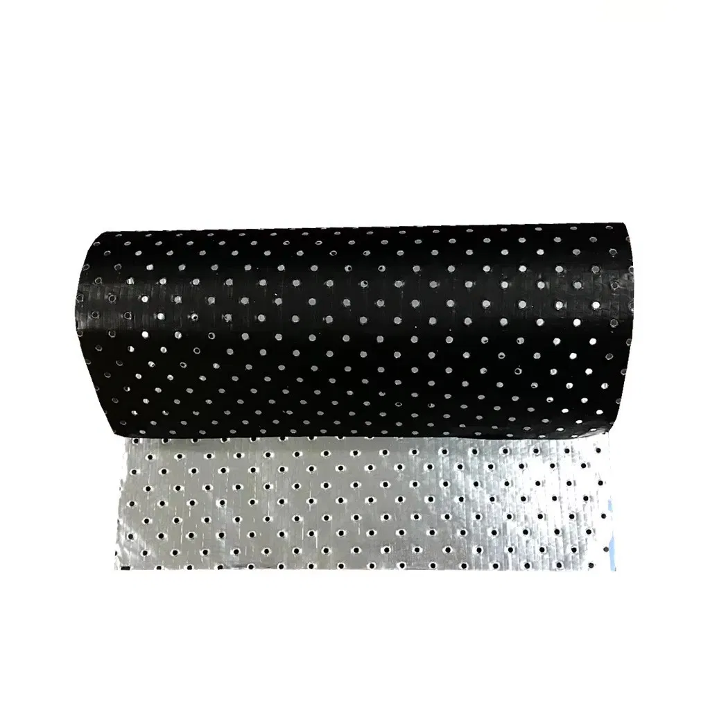 Metalized Film with Woven Fabric Attic Radiant Barrier Insulation Material