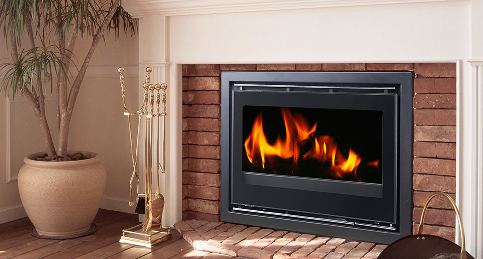 Wall Insert Wood Burning Stove Fireplace Room Heater for Home Use in Winter