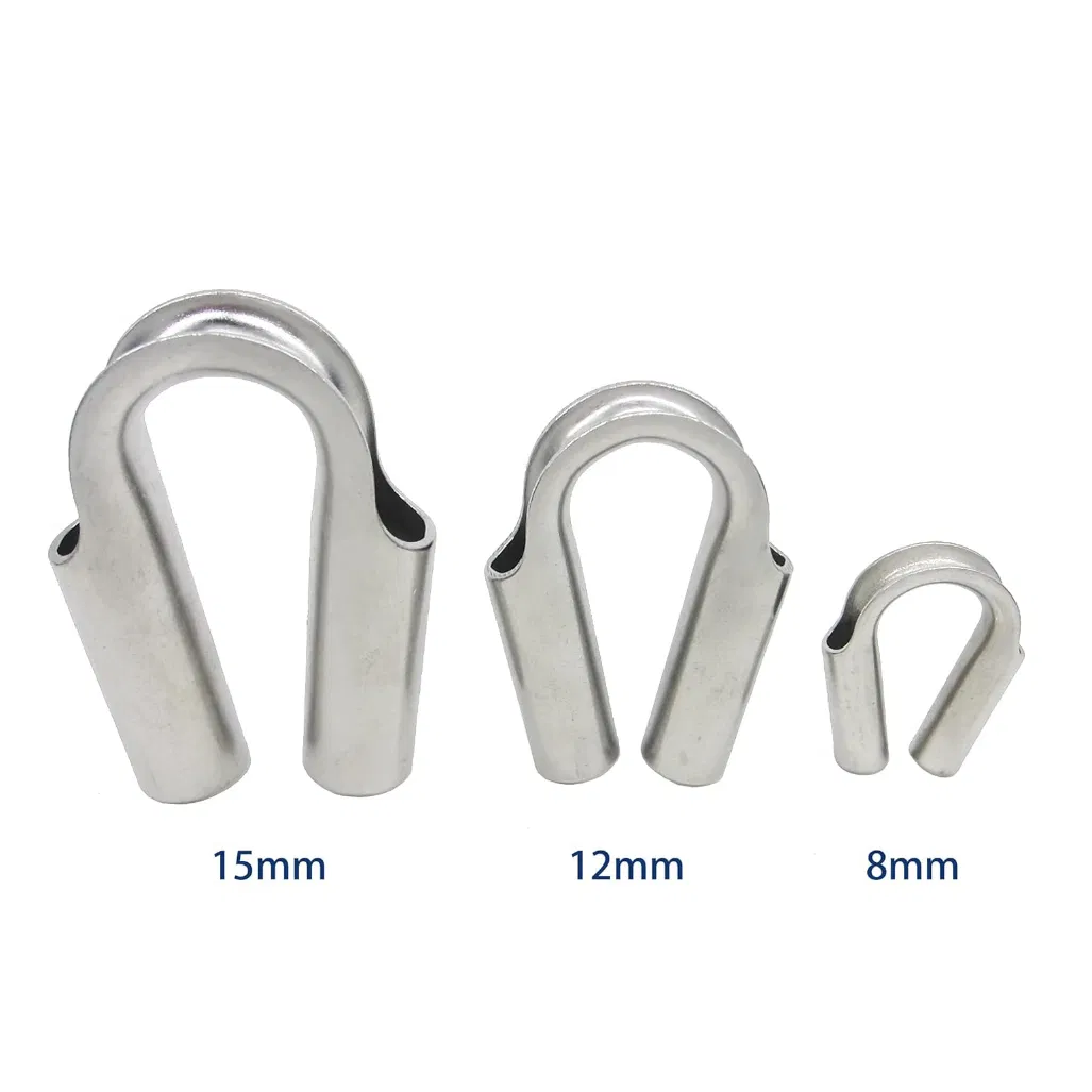 Stainless Steel Pipe Wire Rope Round Pipe Ring 304 Stainless Steel Tube Thimble