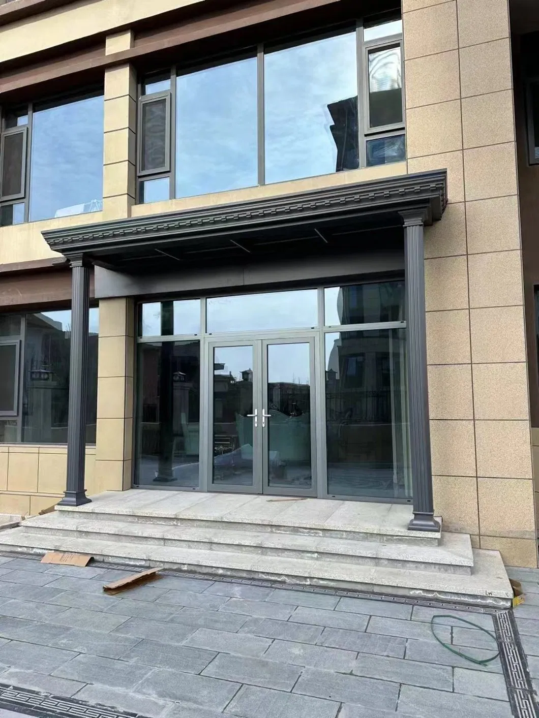 Expediency Opening and Closing Silky Smooth Aluminium Alloy Frame Beauty Good Casement Double New Made Windows