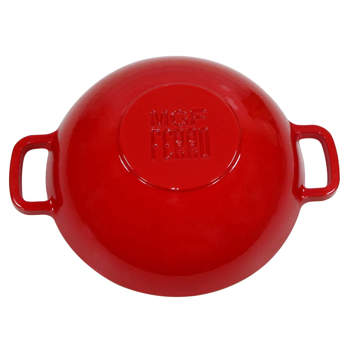 Чугунная сковорода вок 30 см Cookwin, эмалированная