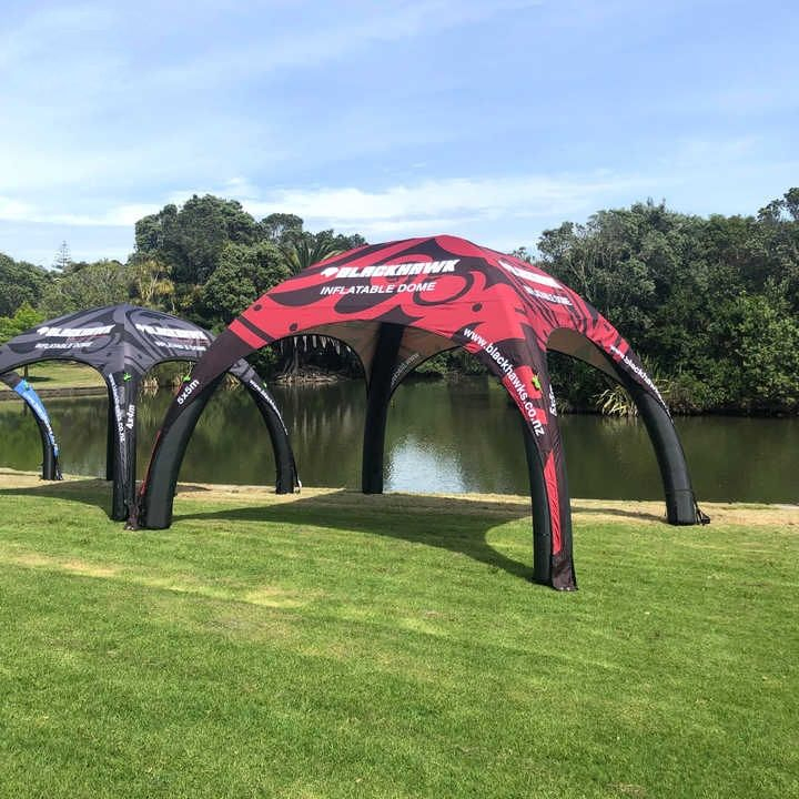 Customized Black Giant Outdoor Gazebo Advertising Dome Event Tent For Events large Inflatable Tent