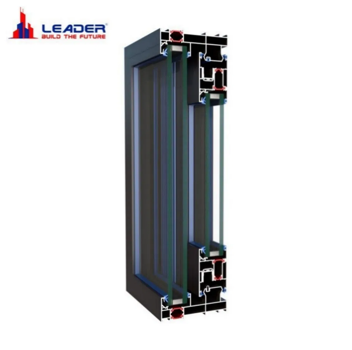 Sealed Factory Price Elegant Panoramic Design Versatile Aluminum Door for Balcony