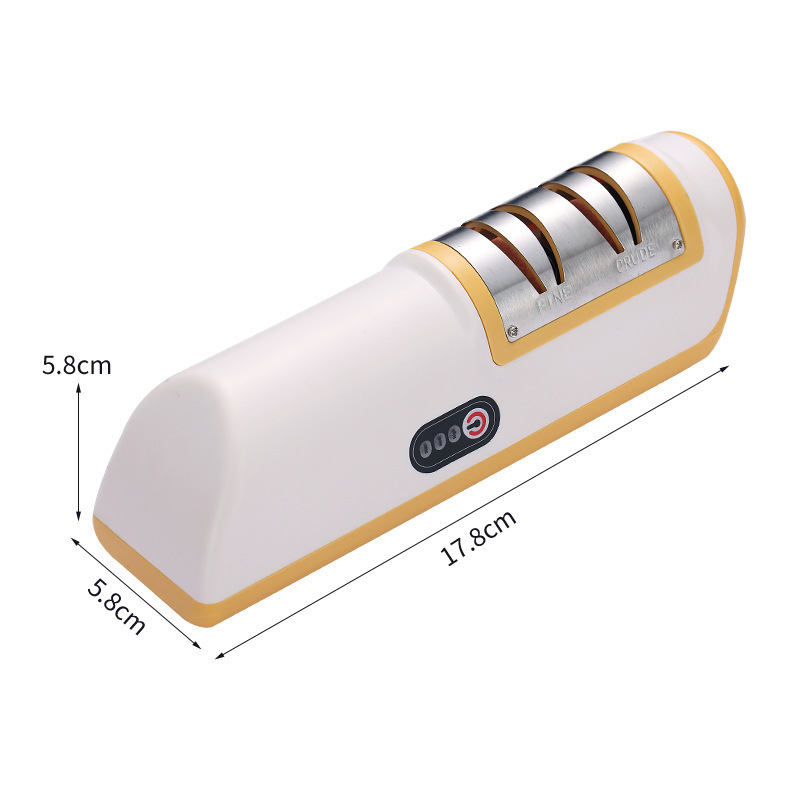 DS-9945YW New Electric Knife Sharpener Home Sharpening Stone Kitchen Gadgets Knife Sharpener Rechargeable Small Fast Knife Sharpener Hotsale Knife Grinder