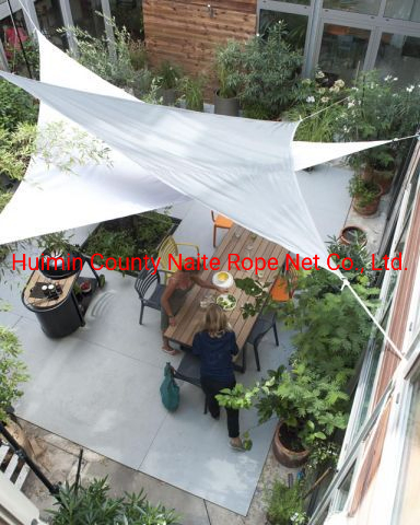 Fireproof Waterproof Rectangle Triangle Square Anti-UV Sun Shade Net Canopy Sail Fences for Outdoors Activities Pools Privacy Camps Picnic Backyards