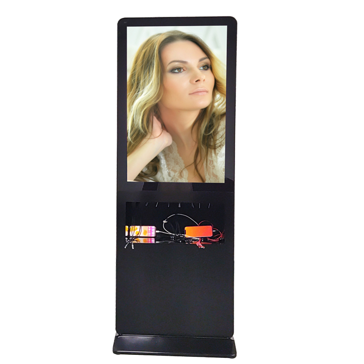 43 Inch Android WiFi Advertising Display Screen Fast Charge Cell Mobile Phone Charge Charging Station Kiosk