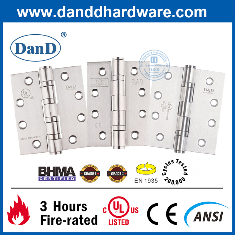 5 Inch Stainless Steel 201 Qatar Market UL Large Commercial Door Hinge