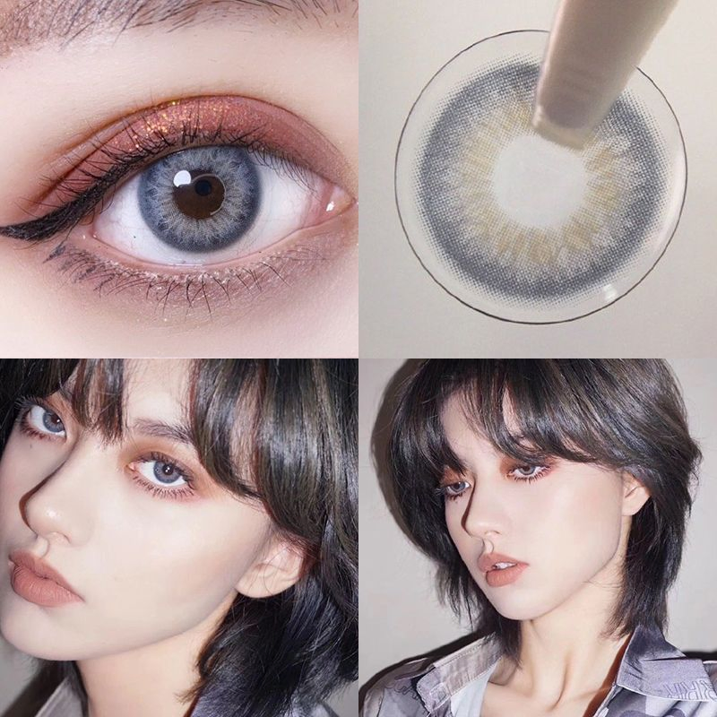 Hot Taylor Grey Color Contacts Lens Wholesale Colored Contacts Natural Look China Yearly Eye Contact Lenses Cosmetic Color Contact Lens