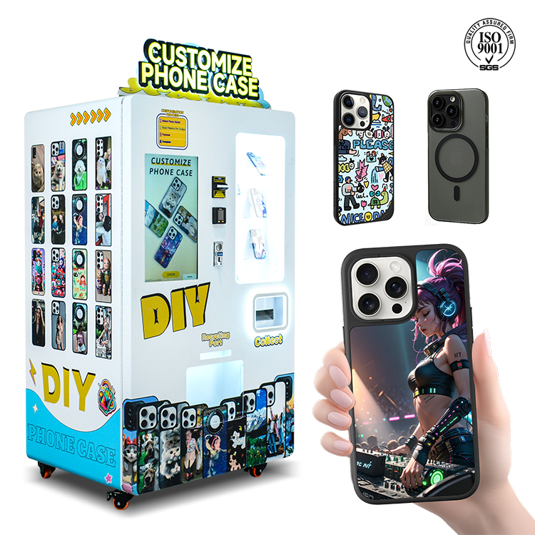 Caiyunjuan Phone Case Printing Vending Machine Supplier Phone Case Self-Service Vending Machine UV Printer Factory