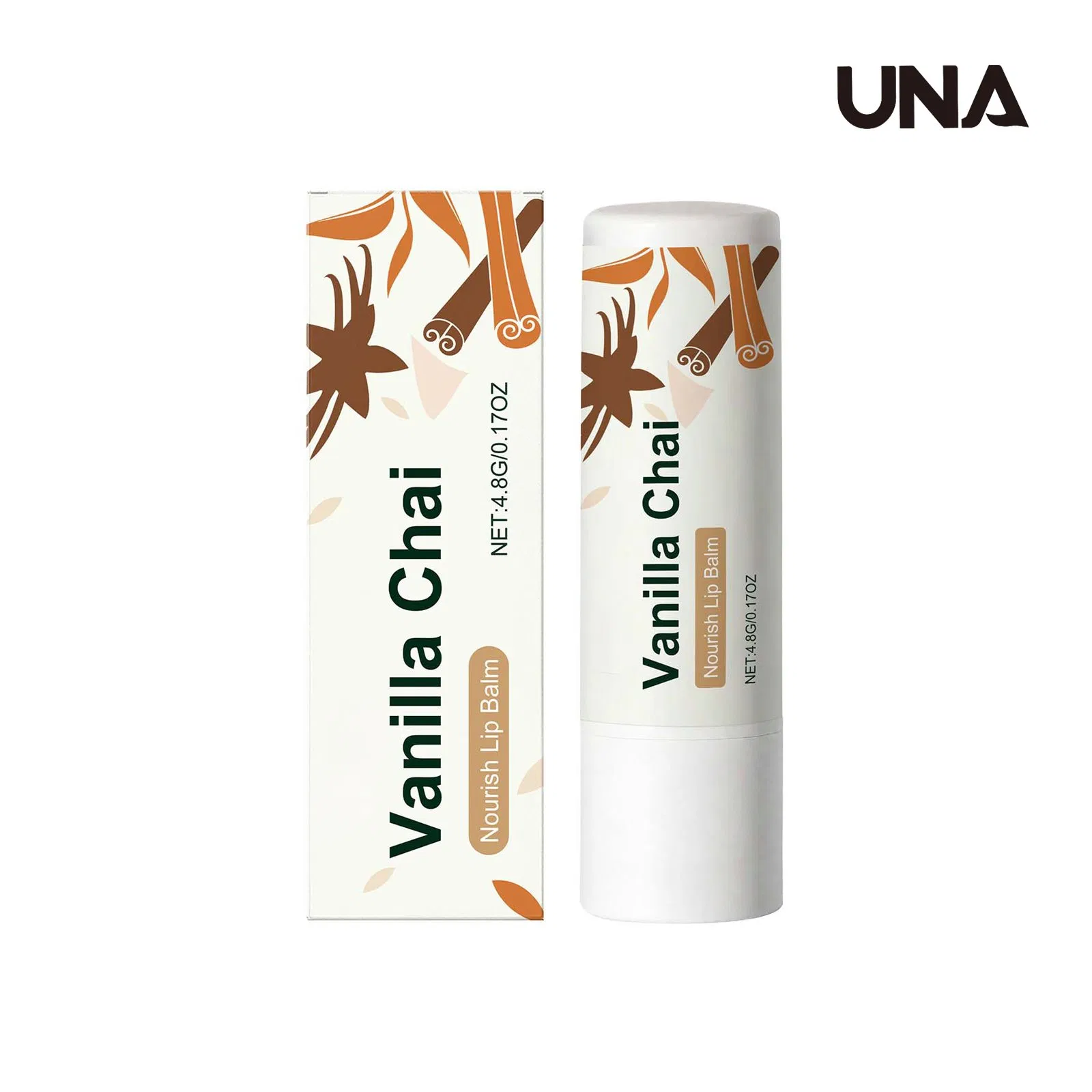 Seasonal Gentle Lip Balm - Vanilla Tea Scent, Fresh Nourishment, Moisturizes Lips, Brightens and Plumps