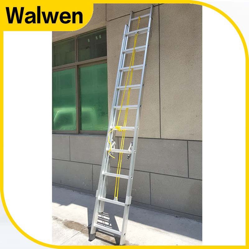 Top Safe Thicken Aluminum Multi-Purpose Extension Rope Ladder