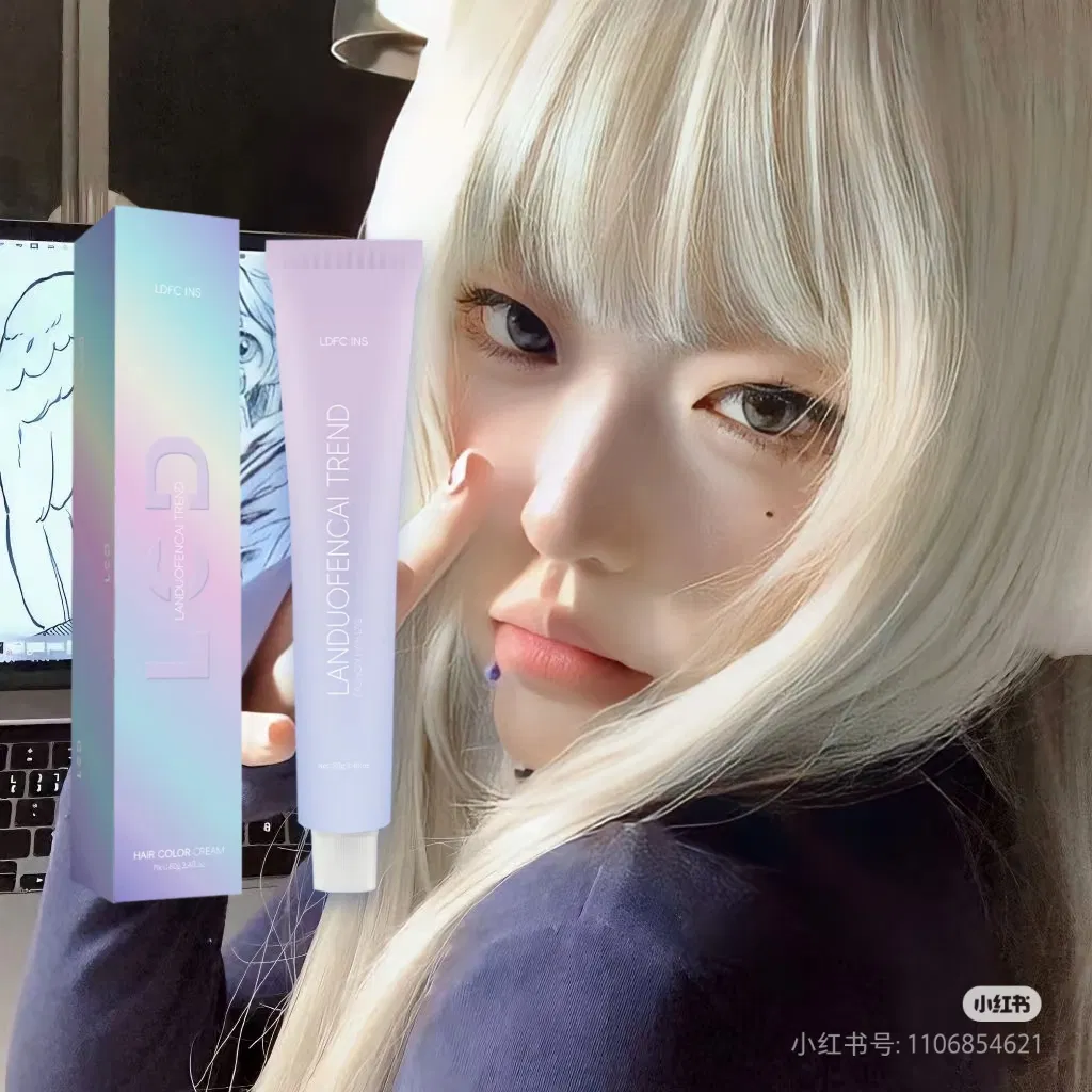Professional Grade 47 Color Hair Dye Cream for Salons