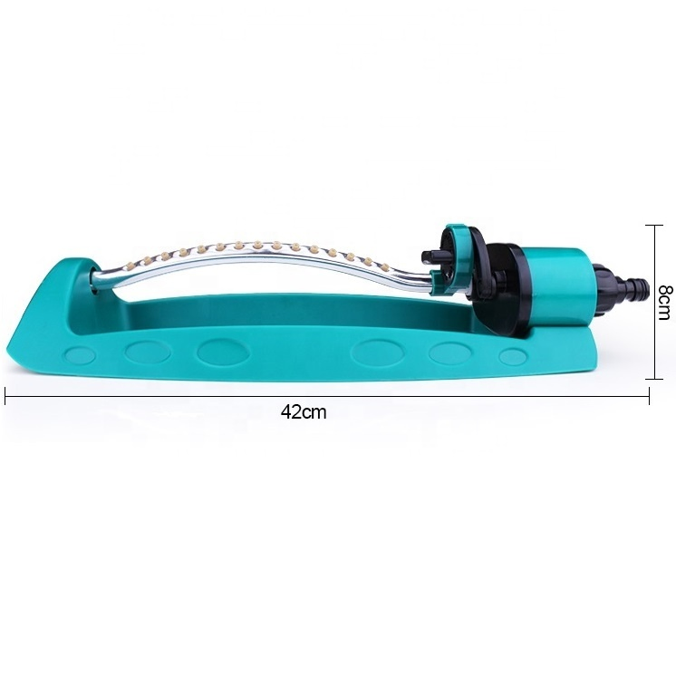 Home Garden Automatic Watering Sprinkler Adjustable 15 Hole Swing Sprinkler