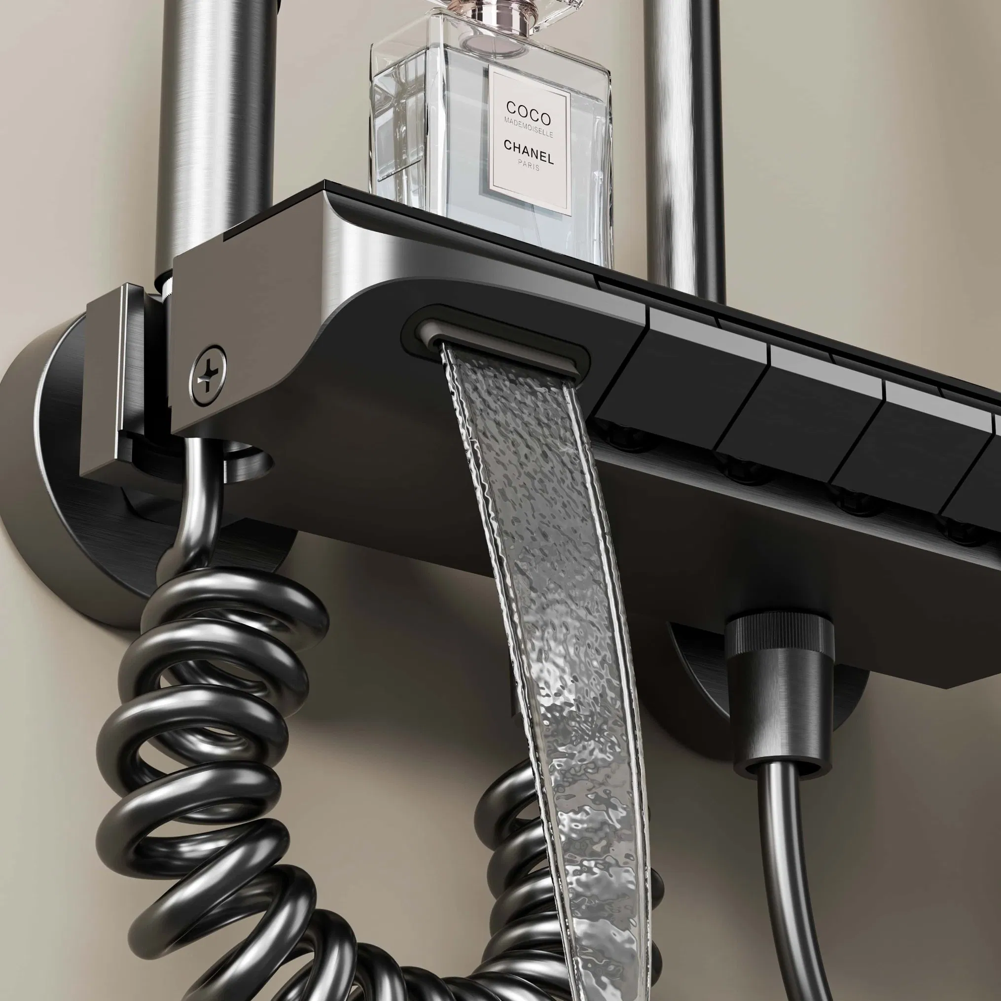 Premium Bathroom Shower Set with Luxury Rainfall Faucet and Mixer