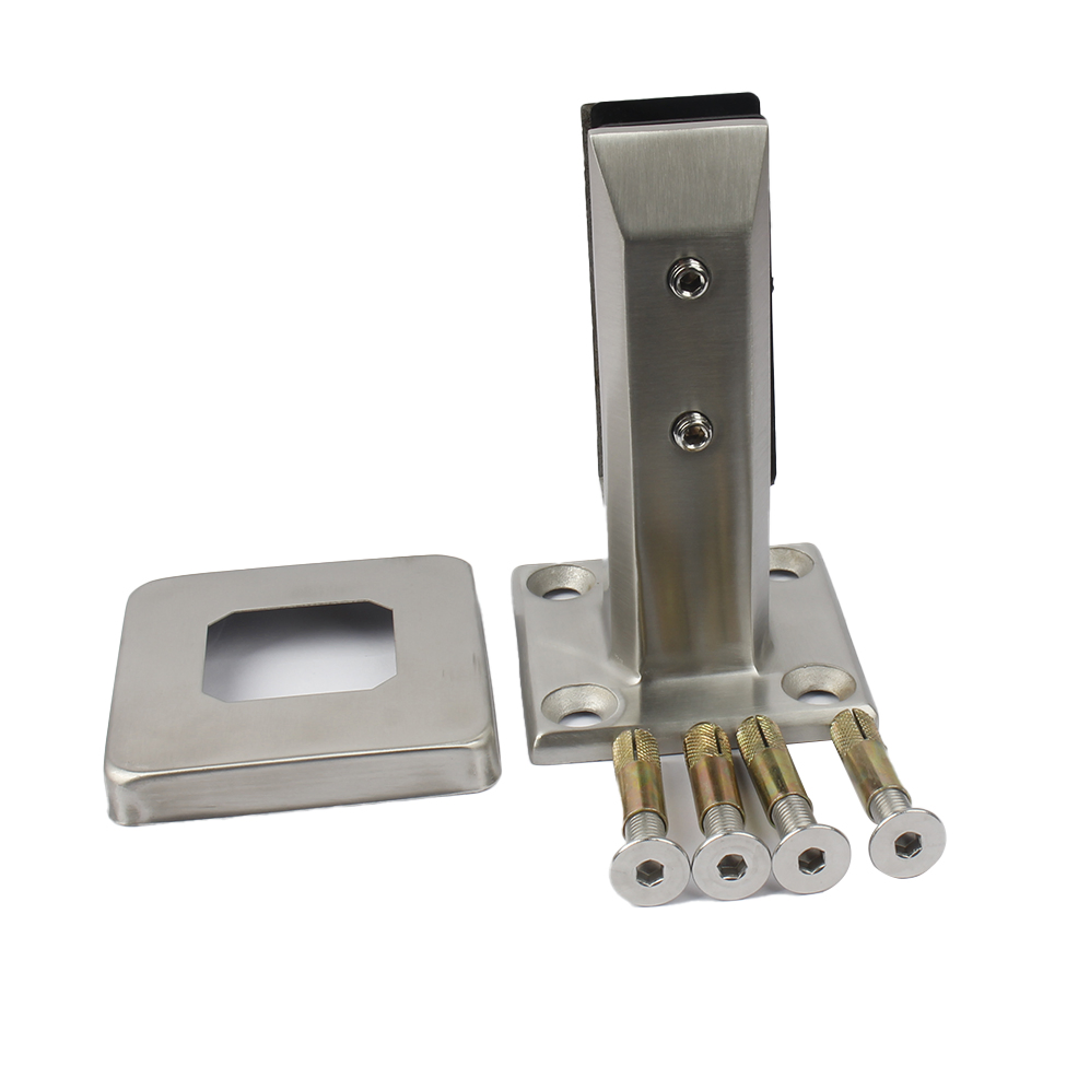 Side Mounted Railing Outdoor Swimming Pool Frameless Glass Spigot Clamp