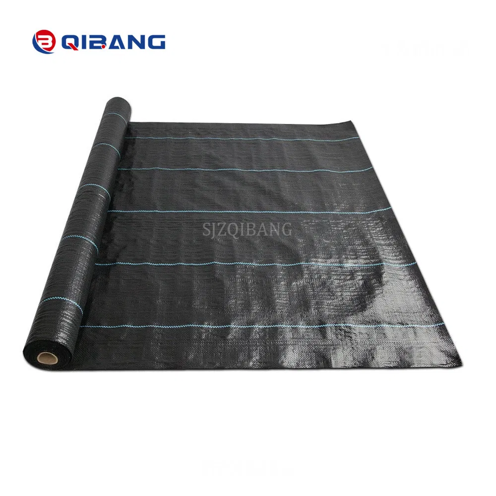 Wholesale Vegetable Greenhouse Farm Garden PP UV Stabilized Geotextile Grass Control Woven Weed Block Fabric