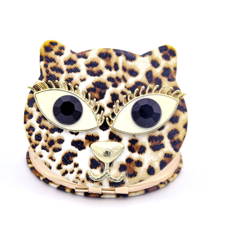 Cartoon Cat Portable Folding Compact Mirror
