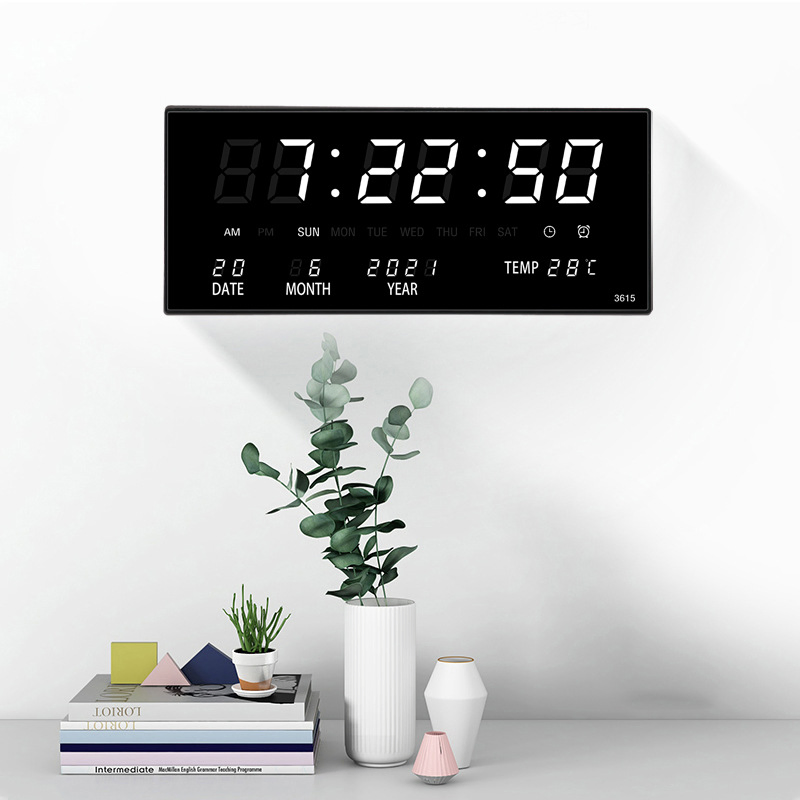 2023 New Model Factory Direct Supply Creative LED Digital Electronic Wall Clock