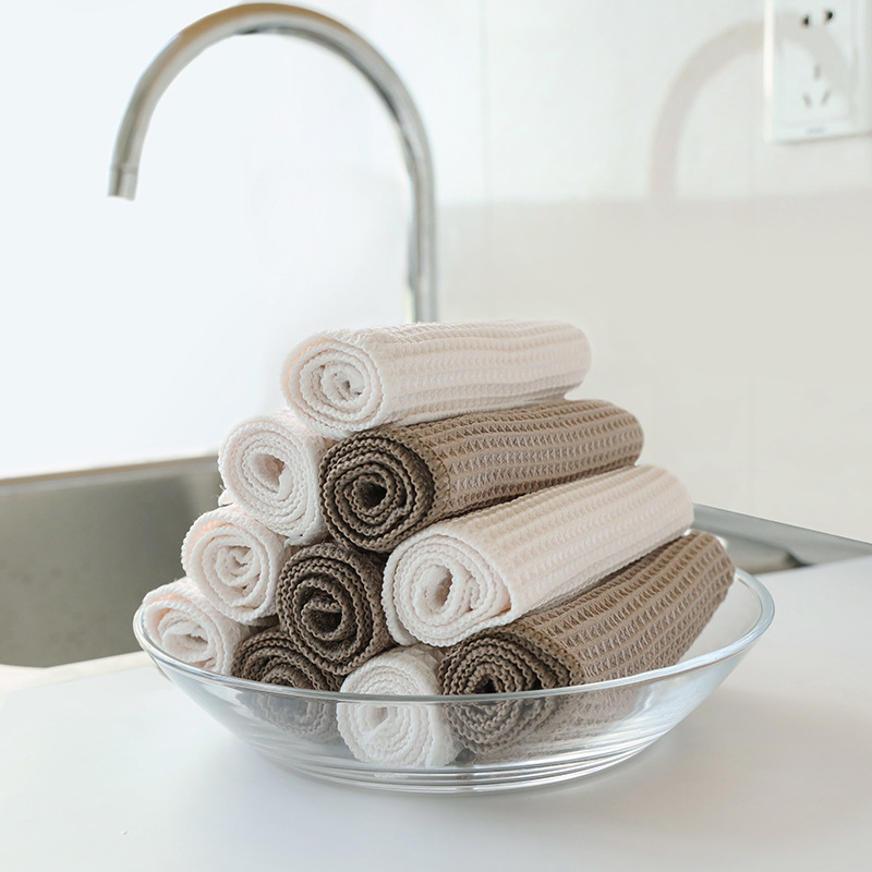 100% Organic Cotton Waffle Tea Towel Table Mat Towel