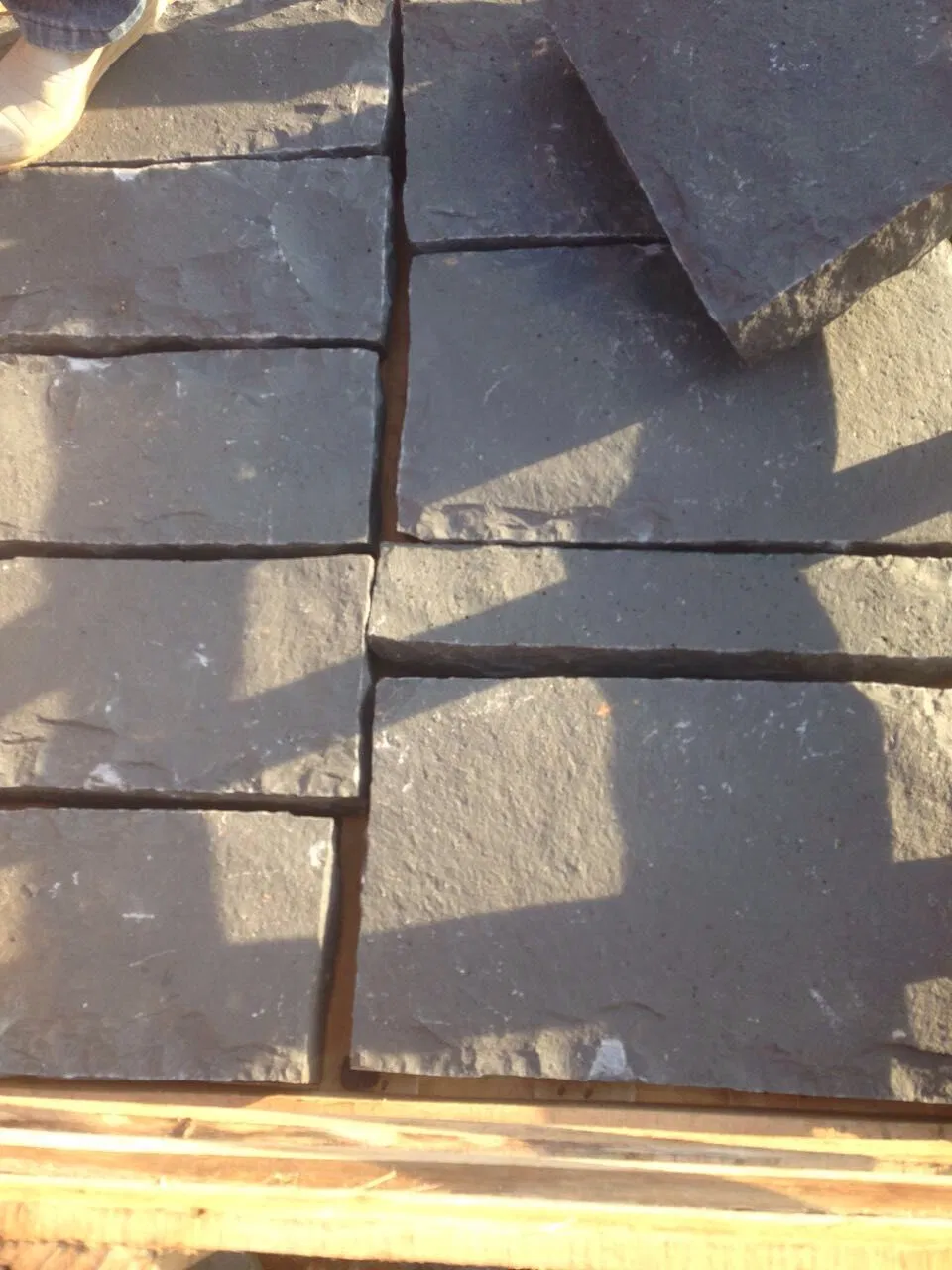 Natural Basalt Flamed Stone Paving Stone