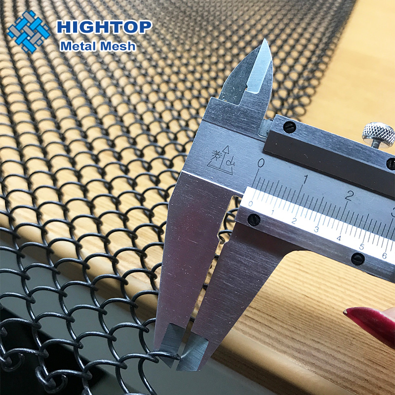 Architecture Metal Fabric Hanging Curtains /Room Partition Divider