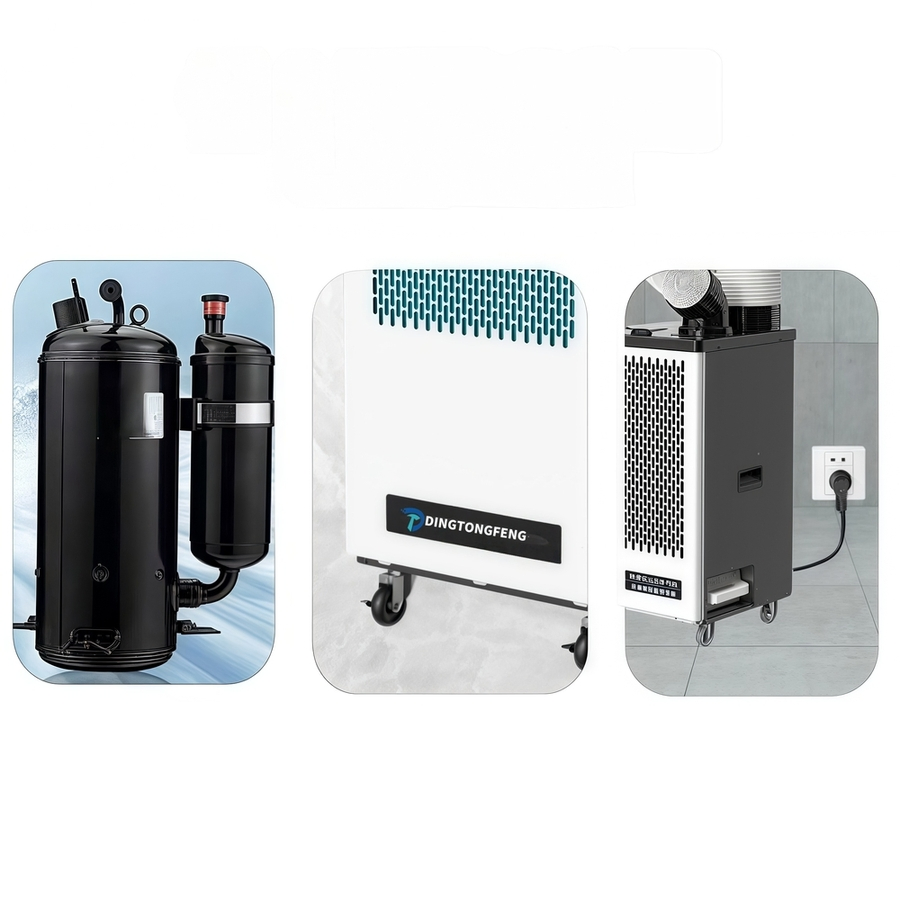 China Factory Dtf-35D 460m3/H Airflow Industrial Portable Air Cooler for Warehouse