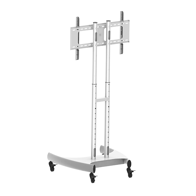 Public TV Floor Stand Wheelbase 30-60 Inch Single Screen Landscape