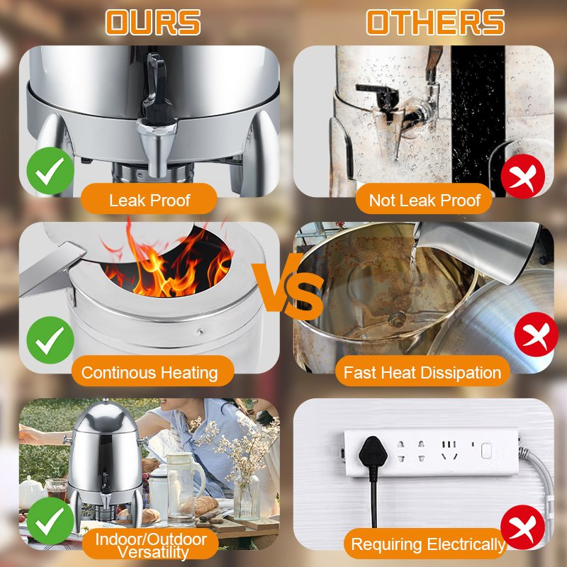 Daosheng Drink Dispenser with Tap Commercial Juice Dispenser Juice Water Beer Tap Party Beverage Dispenser