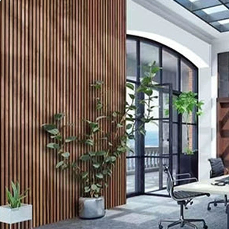 E0 Approved Home Theater Th-Nova Soundproof Wall Panels Acoustic Slat Panel