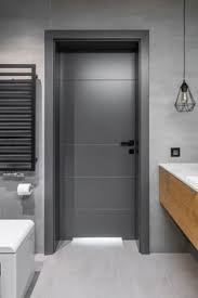 Factory WPC Doors Cheapest Door Bathroom Entry Wooden Room Single Door Designs