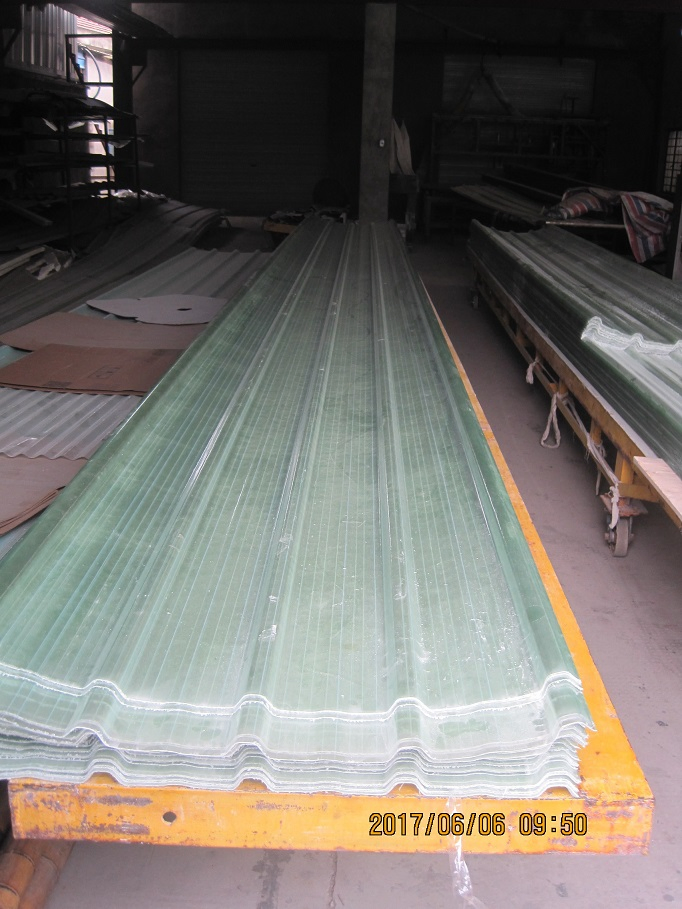 Hot Sale Fiberglass Reinforced Sun Light Panel, GRP Corrugated Wall Panel for North American Market